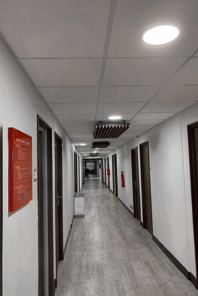 Circulation plateaux bureaux CPAM Marseille