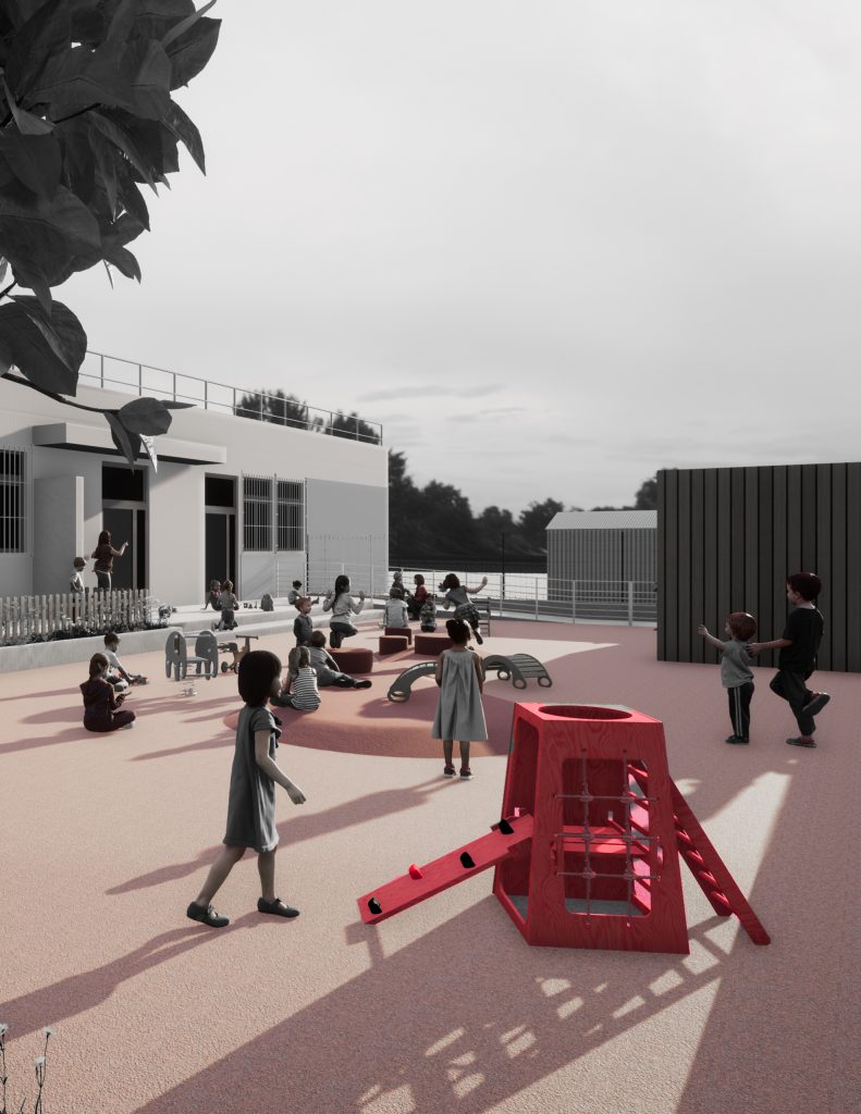 Espace de jeux en extérieur pour enfants