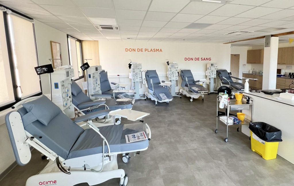 Aménagement d’une Maison du Don à Aubagne avec 3i pour EFS