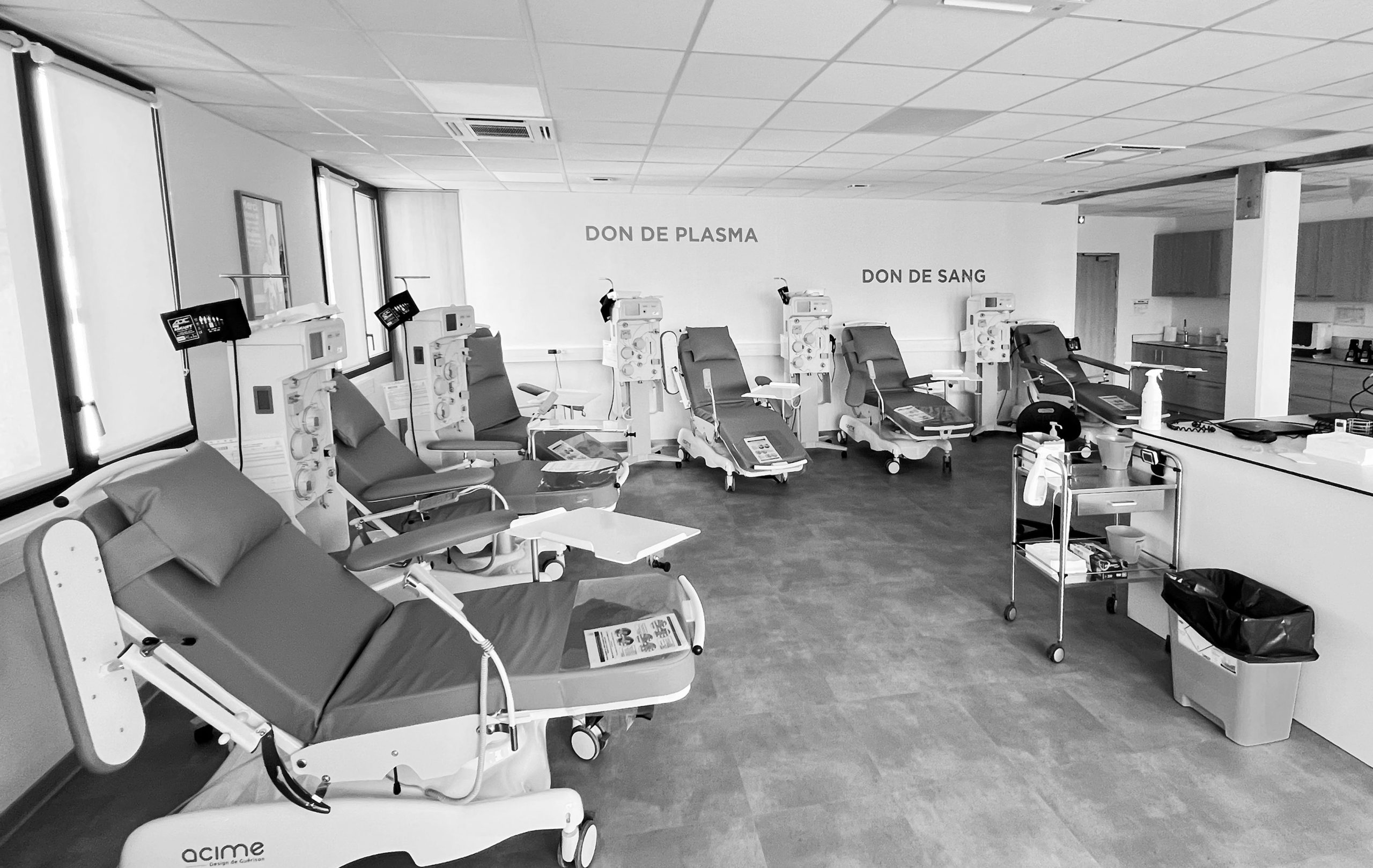 Aménagement d’une Maison du Don à Aubagne avec 3i pour EFS